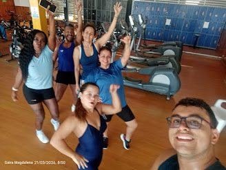 Oriana en bailoterapia