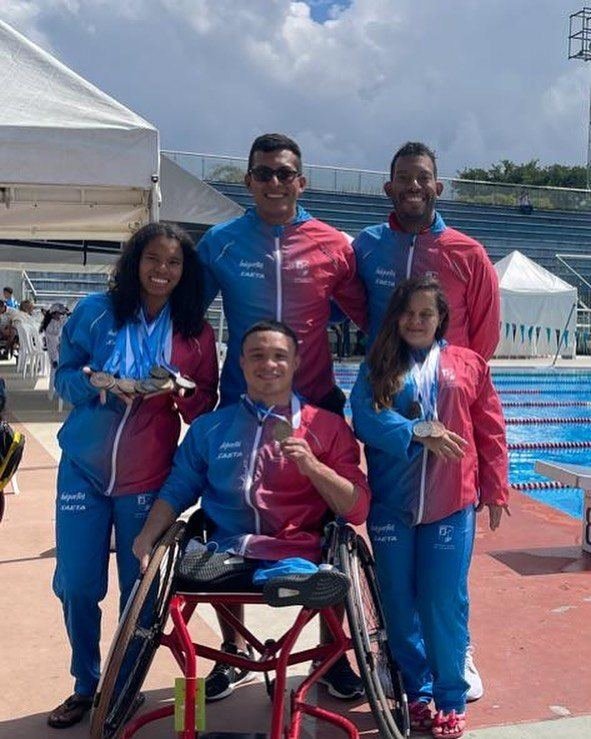 Equipo deportivo inclusivo